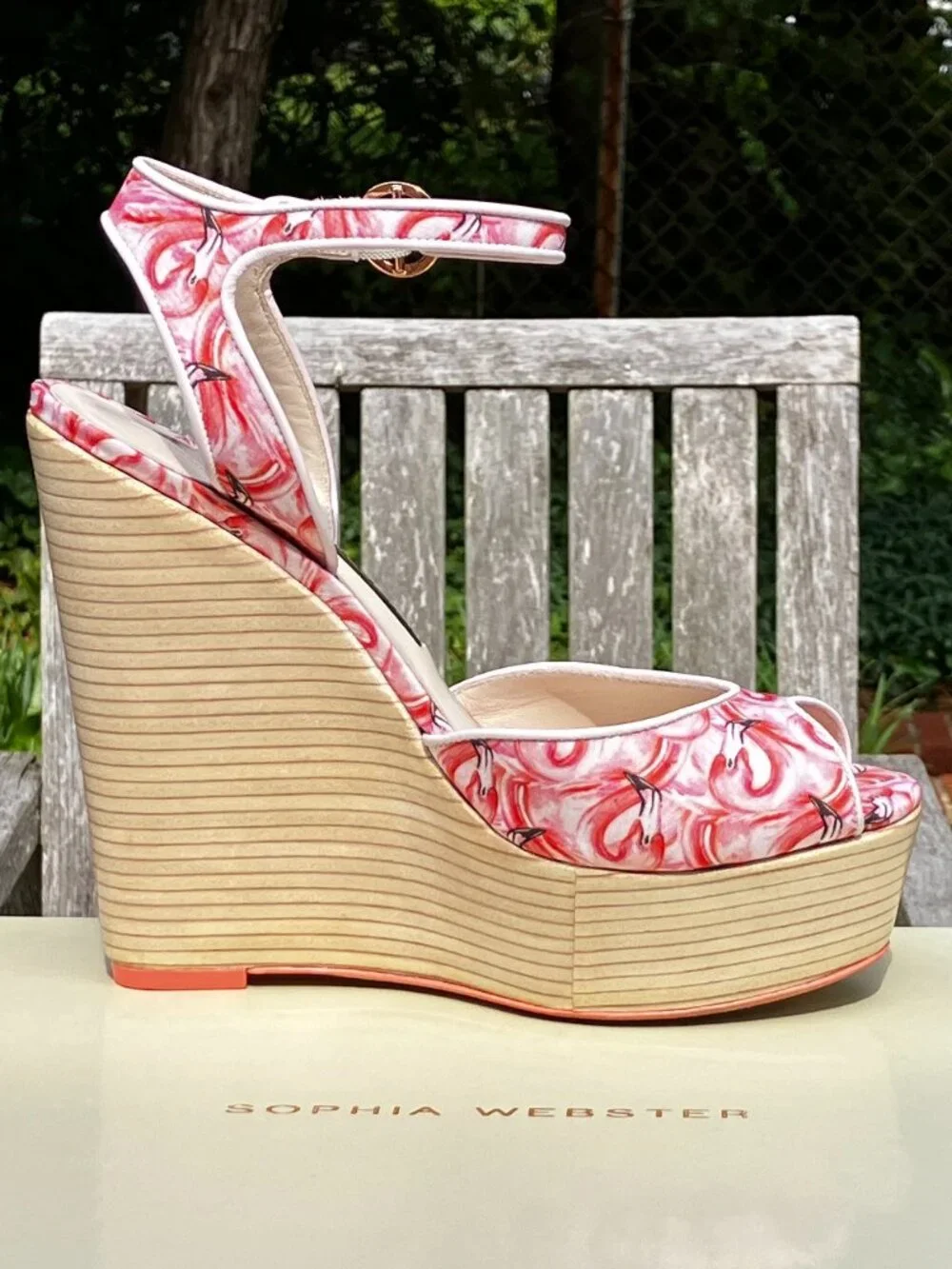 Sophia Webster✨Wedge Sandals Heels Size 7.5B